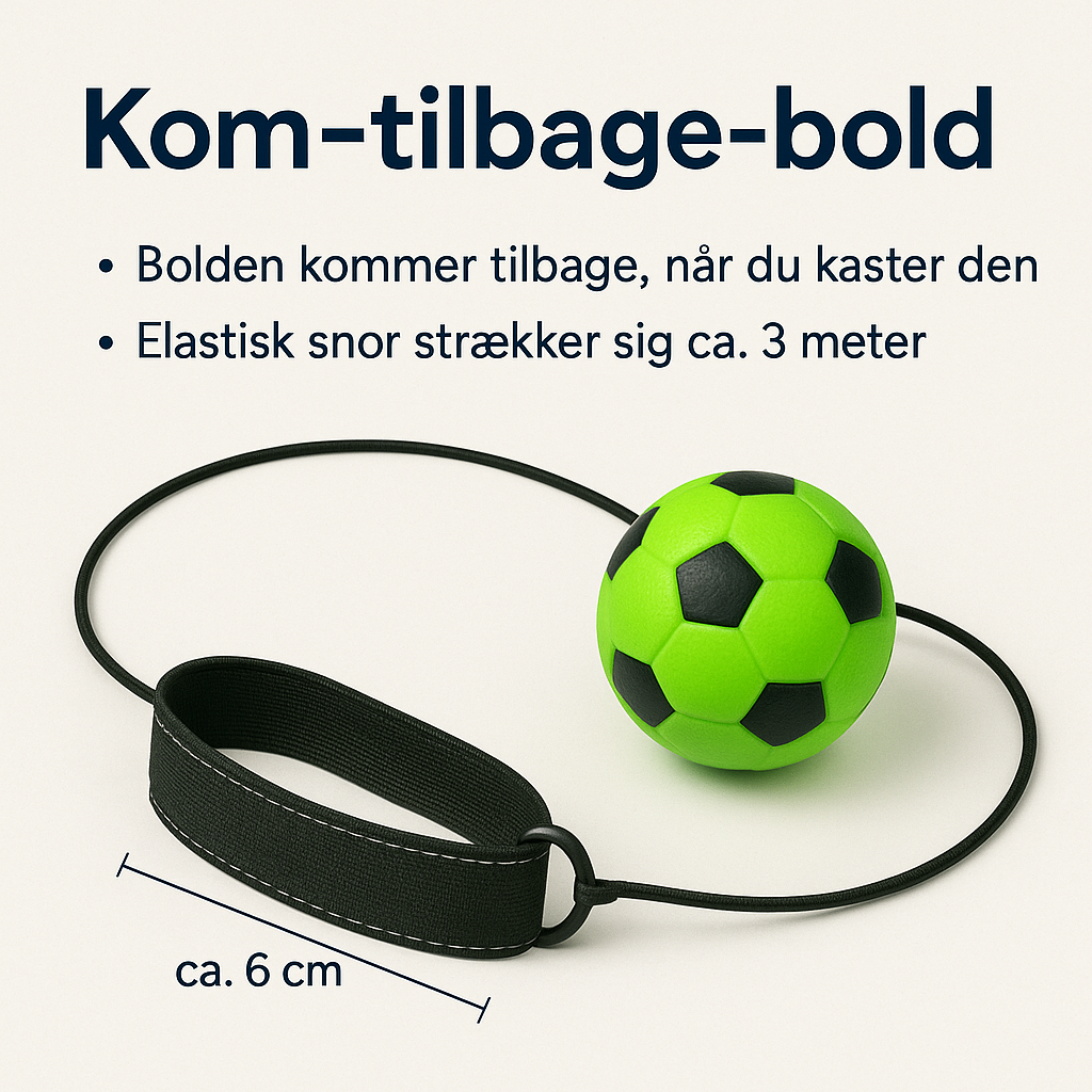 Bounce bold - Flere farvet